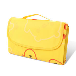 Tapis de pique-nique portable et imperméable, rectangulaire, pour le camping en plein air, les pique-niques, les tentes, le gazon, tapis de plage pliable avec motif imprimé - Product Image 4