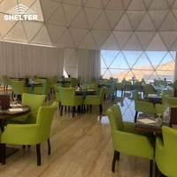 Grand dôme de Restaurant, résistant aux intempéries, tente de luxe
