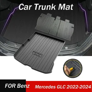 Tapis de coffre arrière en TPE pour Mercedes Benz 5 places 400e X254 C254 2022 2023 2024, tapis de rangement imperméable, protection du plancher des bagages anti-rayures - Product Image 1