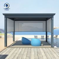Pergola moderne 2026 en aluminium avec design à lamelles réglables