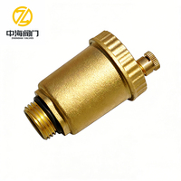 Soupape d'échappement d'air automatique en laiton haute performance pour la taille du port de l'eau 1/2 avec conception étanche de notre propre usine