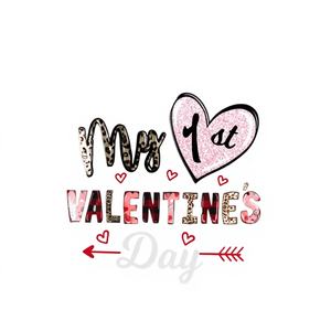 Camiseta de punto Myst para mujer con estampado de leopardo y corazón brillante, manga corta, cuello redondo, top informal, ajuste regular, primavera-verano - Product Image 1