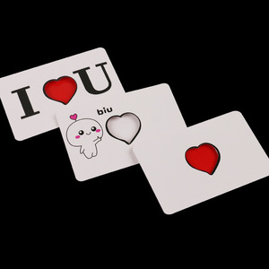 Tarjeta Mágica de Transformación de Corazón 7x11cm para Fiestas, Truco Interactivo para Adolescentes - Product Image 3