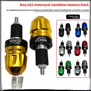 Embouts de guidon de moto modifiés, embouts de guidon colorés en alliage d'aluminium, blocs d'équilibrage, bouchons de guidon pour Niu No 9 - Product Image 1