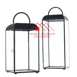 Diseño de tendencia Linterna de vela de color negro para decoración de boda Venta caliente T-Light Lámpara de linterna de vela para la venta Precio exclusivo - Product Image 2