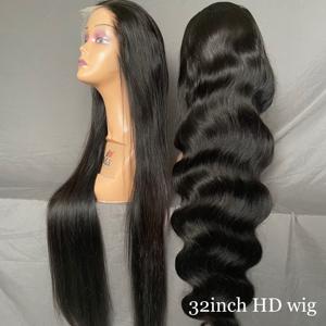 Perruque en dentelle HD transparente 13x6 de 30-40 pouces pour cheveux humains, perruque complète HD en dentelle, cheveux vierges alignés sur les cuticules, vente en gros - Product Image 2