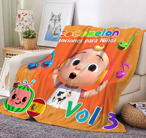 <span class=keywords><strong>Couverture</strong></span> en flanelle pour enfants, impression numérique à motif de dessin animé, fabricant en gros - Product Image 4