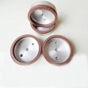 Disco de Pulir de Diamante con Resina Roja, Disco de Pulir de Vidrio Resistente al Desgaste para Máquina de Biselado para el Procesamiento de Vidrio - Product Image 1