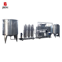 Ligne semi-automatique de production d'eau minérale potable 2000bph 500ml a à Z Turn Key Project Ligne entière de Sally China