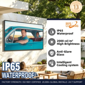 Televisor para Exteriores de 2000nits Legible Bajo la Luz Solar, 4K UHD, Señalización Digital para Todo Clima, Televisión Impermeable para Jardín y Terraza - Product Image 6