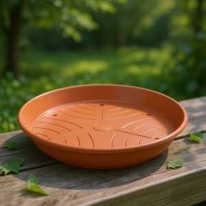 Plateau à soucoupe standard Geli 27 cm en terre cuite, lot de 20 - Product Image 3