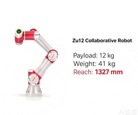 Robot collaboratif 6 axes JAKA Zu12, prix usine, charge utile 12 kg, poids 41 kg, portée 1327 mm, pour tâches manuelles lourdes