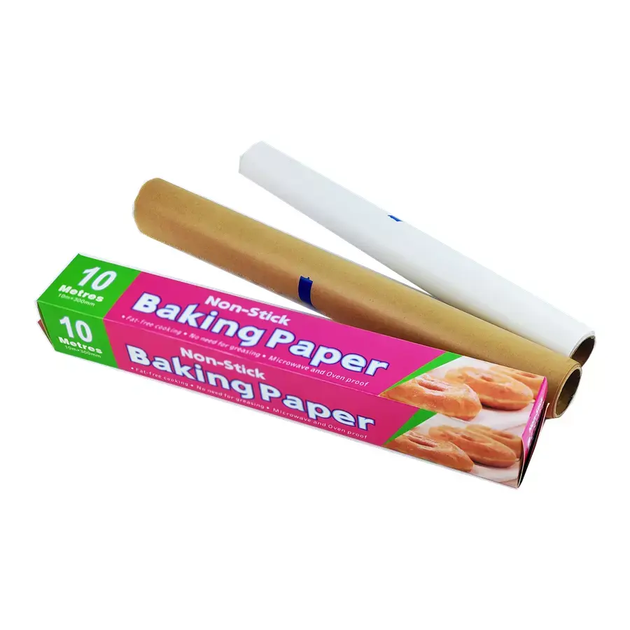 30cm*5m 10m 15m 40gsm greaseproof cooking baking parchment paper cooking baking silicone paper rolls