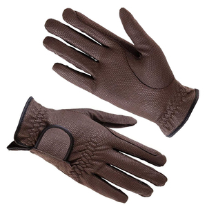 Custom Logo Winter <b>Equestrian</b> Horse Riding Gloves Leather Lightweight Full Finger Design Anti-Slip Unisex Best Quality - Product Image 2