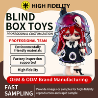 MISSY Sweet and Sad Girl Crow Paradise Blind Box PVC Material Collectible Mystery Doll Cute Anime Figurine Décoration de Bureau