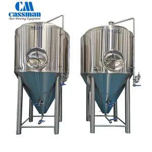 1200l, 1500l, 2500l, 3500l, 5000l industriel en acier inoxydable bière brasserie cuve de fermentation