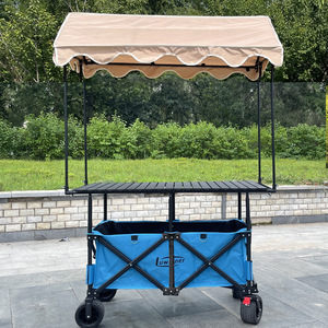 Carrito de Almacenamiento Plegable Portátil con Marco de Metal Ligero Personalizado, Carrito de Transporte Plegable para Exteriores - Product Image 6