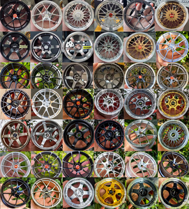 Kim loại mini roadwheel Rim, bbs Hợp kim nhôm giả mạo trang bị lại bánh xe mô hình sửa đổi đồ trang trí máy tính để bàn hiển thị - Product Image 6