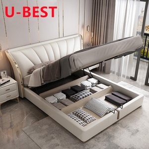 Base de Cama Moderna de Madera, Estilo Diseñador, Estructura de Cama de Lujo, Cama Individual, Muebles de Dormitorio - Product Image 3