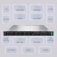 Serveur en rack DL325 Gen12, DL365 Gen10 Plus V2 Gen11 1U 4 GPU EDSFF, processeur unique, pour services de messagerie, petites et moyennes entreprises, bases de données, NAS