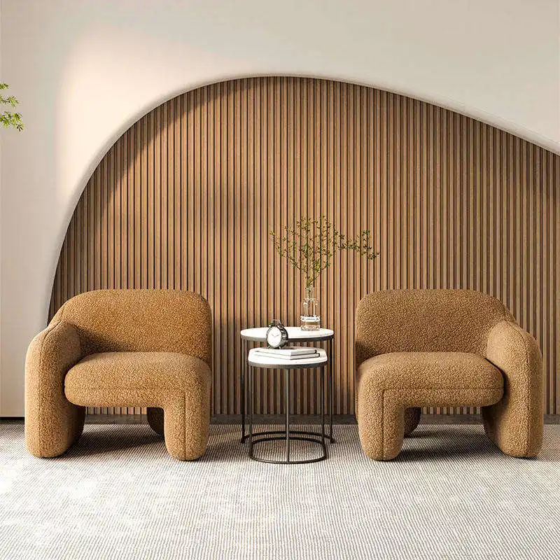 Personalizado moderna sala esponja sofá cadeira luz luxo conforto tecido único sofá cadeira
