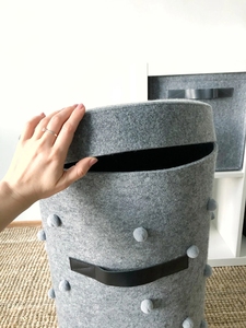 Adorabili cestini pieghevoli in feltro per cameretta o ufficio per bambini-per biancheria da bucato o giocattoli ostacolano decorazioni per la <span class=keywords><strong>casa</strong></span> - Product Image 5