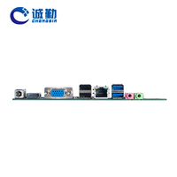 Motherboard Mini ITX Dengan Alder Lake Generasi ke-12 N100 N300 untuk Mesin POS HD VGA LVDS DDR5 RS232 GPIO Desktop Mini PC
