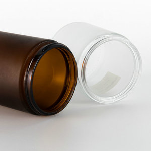 Barattolo in <span class=keywords><strong>Vetro</strong></span> Trasparente da 240 <span class=keywords><strong>ml</strong></span> (8 oz) con Protezione UV per la Produzione di Candele - Finitura del Collo 70/400 - Product Image 5