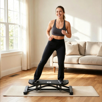 Máquina de Esquí Profesional para Gimnasio en Casa, Simulador de Esquí Interior, Entrenador Lateral de Piernas para Entrenamiento Cardiovascular