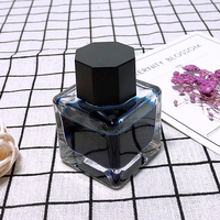 Flacons d'encre en verre transparent de 25 ml, mini, rechargeables, en promotion, pour stylo-plume, plume à écrire et stylo à tremper