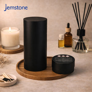 Emballage de tube en carton pour huile essentielle de luxe personnalisé, cylindre rond en kraft avec insert en EVA, emballage de tube en papier pour diffuseur de parfum - Product Image 3