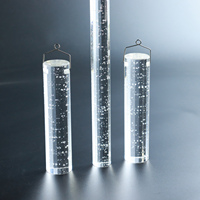 Colonne de bulles en cristal rond pour la décoration de lustre