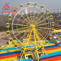 Grande Roue Électrique Métallique d'Extérieur de 20m, 30m, 42m, 50m pour Manèges de Fête Foraine et Parcs d'Attractions - Vente Directe Fabricant