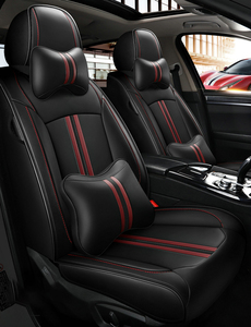 JuaraTech Bọc Ghế Xe Hơi Bằng Vải Màu Trơn Màu Đen Sang Trọng Bằng Da PU - Product Image 4