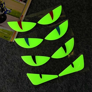 Pegatinas de Gel 3D luminosas para la noche, ojos del diablo, decoración para motocicleta, Scooter, cuerpo, parabrisas, calcomanía, accesorios para R1200GS <span class=keywords><strong>XT660X</strong></span> - Product Image 5