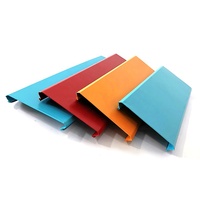 Aceback-deflector de tira S para techo, aluminio, falso Metal, modernos, colores personalizados, rejilla disponible, 0,4mm-0,8mm, ACE-G50-200