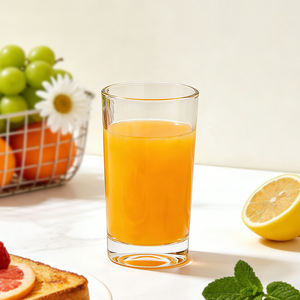 Gobelets en verre épais de 200 ml, forme droite moderne, pour crème glacée, verres à boire - Product Image 3