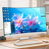 Hot Selling Gaming Desktop Computer 24 27 32 Inch in All-in-one PC Curved Screen All in One Pc I7 I5 I3 AIO for Office Home
