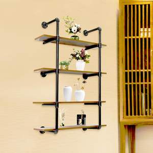 Steampunk <span class=keywords><strong>ชั้น</strong></span><span class=keywords><strong>วาง</strong></span>หนังสือไม้<span class=keywords><strong>จริง</strong></span> <span class=keywords><strong>ชั้น</strong></span><span class=keywords><strong>วาง</strong></span>หนังสือติด<span class=keywords><strong>ผนัง</strong></span> <span class=keywords><strong>ชั้น</strong></span><span class=keywords><strong>วาง</strong></span>หนังสือแบบแขวน<span class=keywords><strong>ติด</strong></span><span class=keywords><strong>ผนัง</strong></span> - Product Image 2