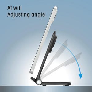 Universal 3-in-1 <strong>Wireless</strong> <strong>Charging</strong> Station Multi-Function Foldable Phone <strong>Stand</strong> with 10W Output Power for Earphones - Product Image 3