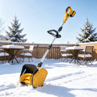 Souffleuse à neige sans fil 20V, pelle à neige électrique sans balais pour allée et terrasse