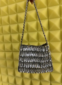 Pochette de <span class=keywords><strong>Soirée</strong></span> Cristal Transparent avec Strass Argentée, <span class=keywords><strong>Sac</strong></span> <span class=keywords><strong>à</strong></span> Bandoulière Chaîne pour Femme - Product Image 2