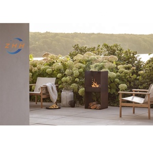 Parrilla de barbacoa de acero resistente a <span class=keywords><strong>la</strong></span> intemperie multifuncional y elegante que puede agregar <span class=keywords><strong>leña</strong></span>, resistencia a <span class=keywords><strong>la</strong></span> corrosión y bajo mantenimiento. - Product Image 5
