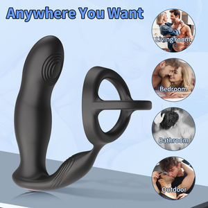 Vibromasseur à télécommande pour la prostate, plug anal, augmente le <span class=keywords><strong>plaisir</strong></span> et stimule l'orgasme, sex toys - Product Image 4