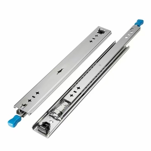 Bình thường Heavy Duty Ngăn kéo trượt 53 Mét Chiều rộng đầy đủ mở rộng trượt đường sắt với khóa - Product Image 1