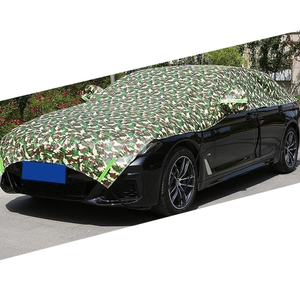 Super épaissi coton matériel demi couverture de voiture pare-soleil Anti neige glace grêle couverture imperméable couverture de toit de voiture - Product Image 2