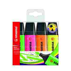 STABILO - ชุดปากกาเน้นข้อความ BOSS ORIGINAL จำนวน 4 ด้าม - Product Image 1