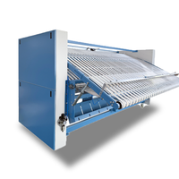 Machine à plier le linge plat à vapeur automatique 3300 mm, équipement de blanchisserie commercial pour hôtels et hôpitaux