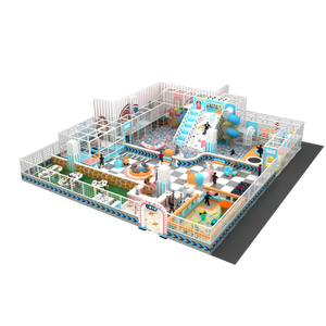 Parc de jeux intérieur pour enfants avec trampoline, château gonflable et équipements de sport - Product Image 5