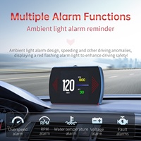 Jauge LCD OBD2 pour voiture de 4,29 pouces, 11 langues, double puce, éclairage latéral, scanner multi-interface et PID pour voitures OBDII